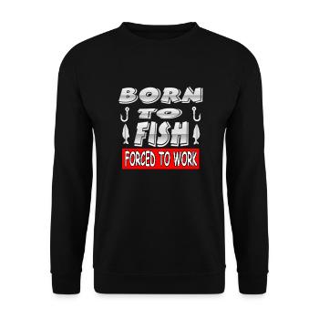 Pêche - Sweat-shirt Unisexe - noir - Devant - Alina (178cm) & Michal (187cm)
