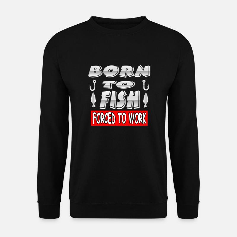 Angeln - Unisex Pullover - Schwarz