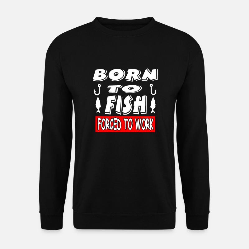 Angeln - Unisex Pullover - Schwarz