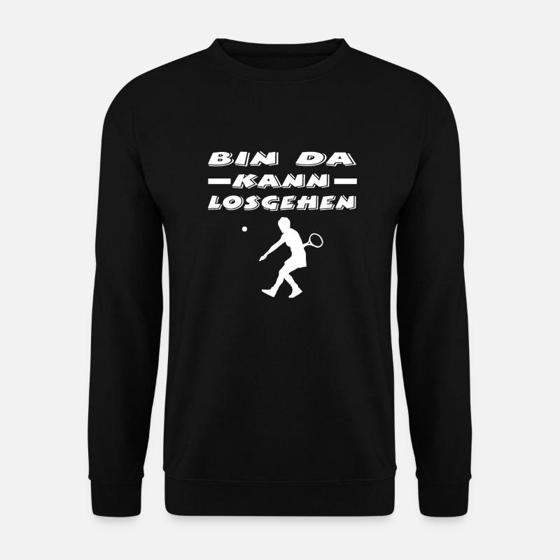 Tennis - Unisex Pullover - Schwarz
