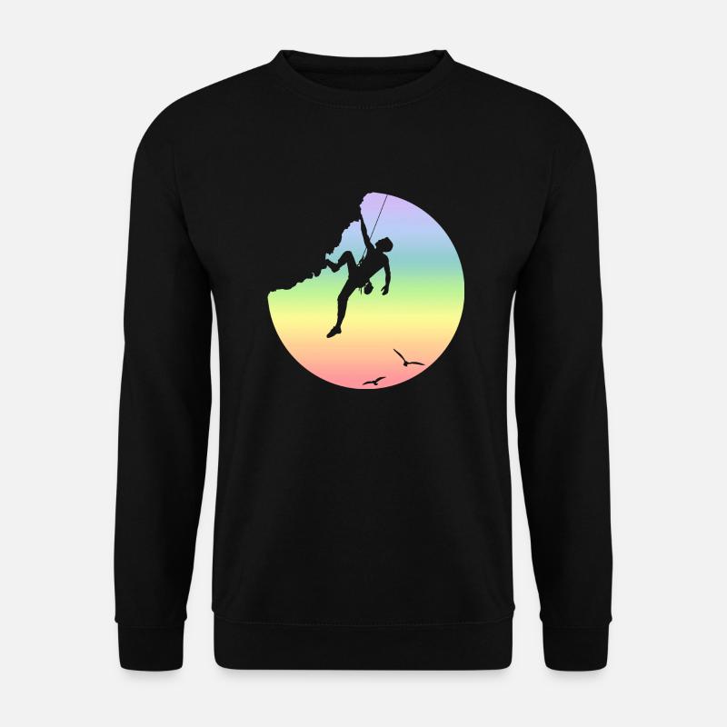 Climbing - Unisex Pullover - Schwarz
