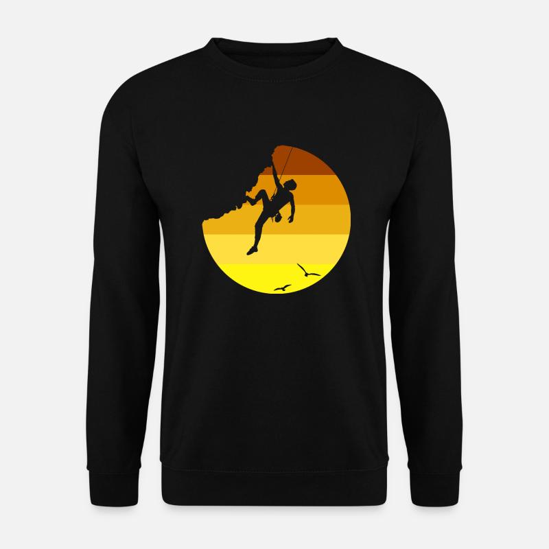 Climbing - Unisex Pullover - Schwarz