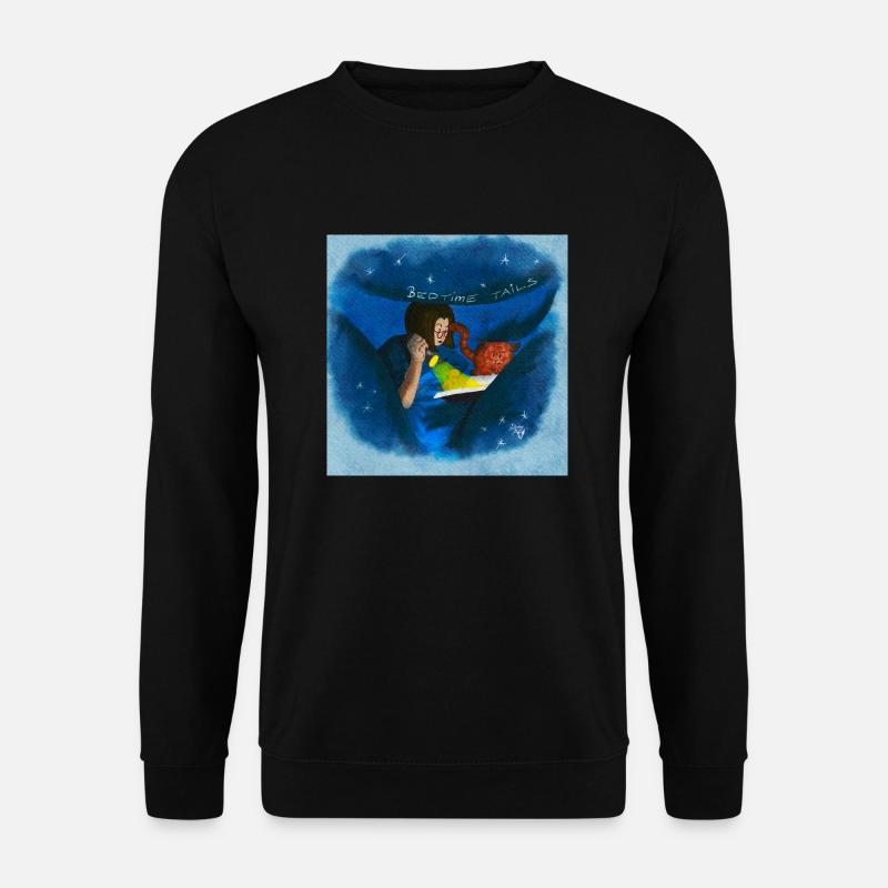 Bedtime tails - Unisex Pullover - Schwarz