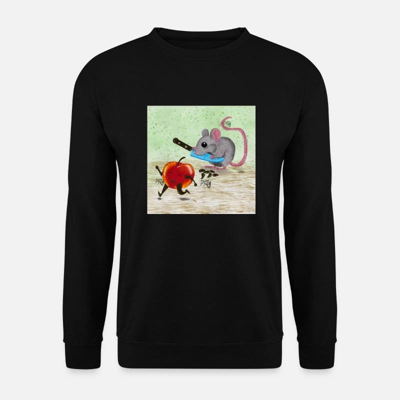 Apple Speed Hunt - Unisex Pullover - Schwarz