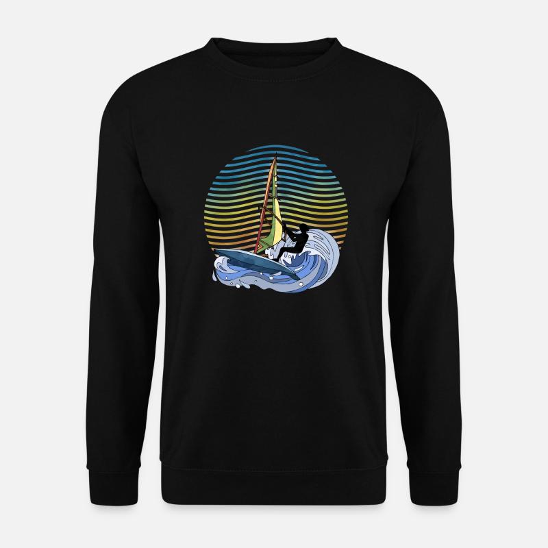 Windsurfen - Unisex Pullover - Schwarz
