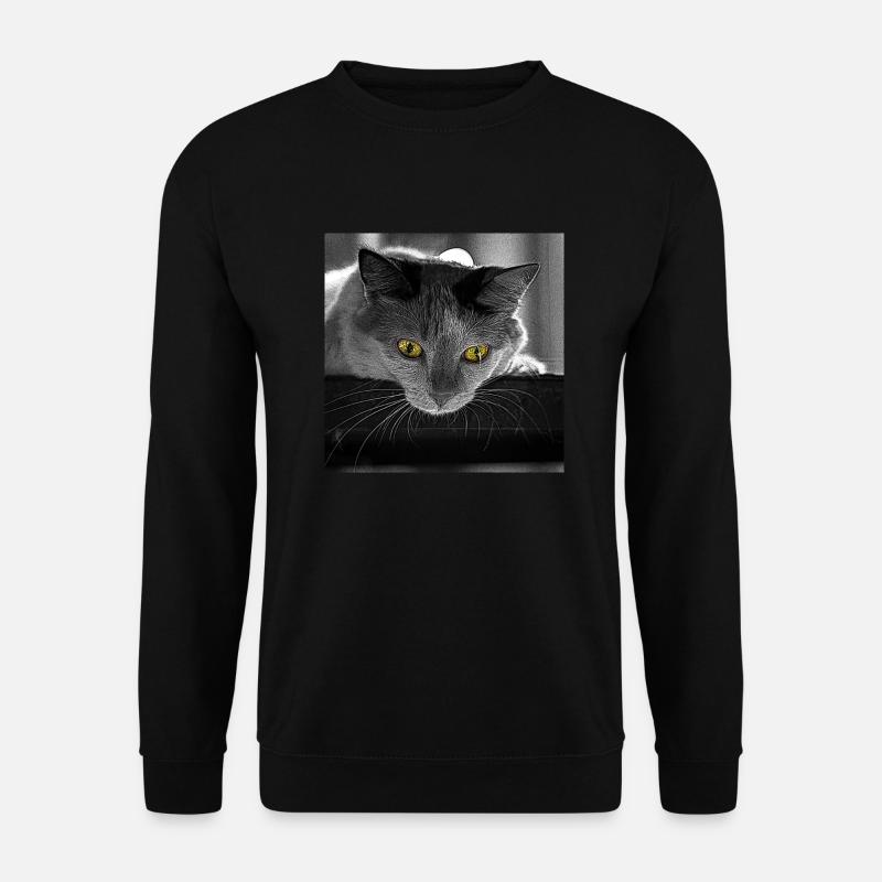 Die Katze - Unisex Pullover - Schwarz