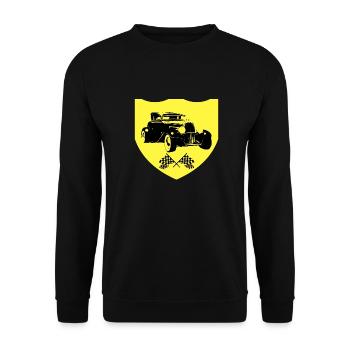 Voiture - Sweat-shirt Unisexe - noir - Devant - Alina (178cm) & Michal (187cm)