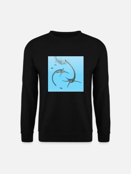 Plésiosaure Elasmosaurus - Sweat-shirt Unisexe - noir