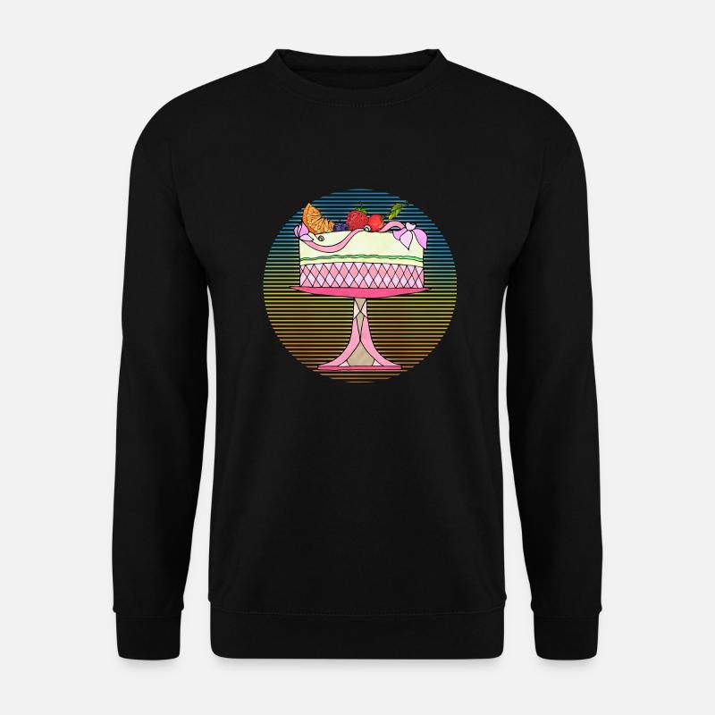 Kuchen - Unisex Pullover - Schwarz