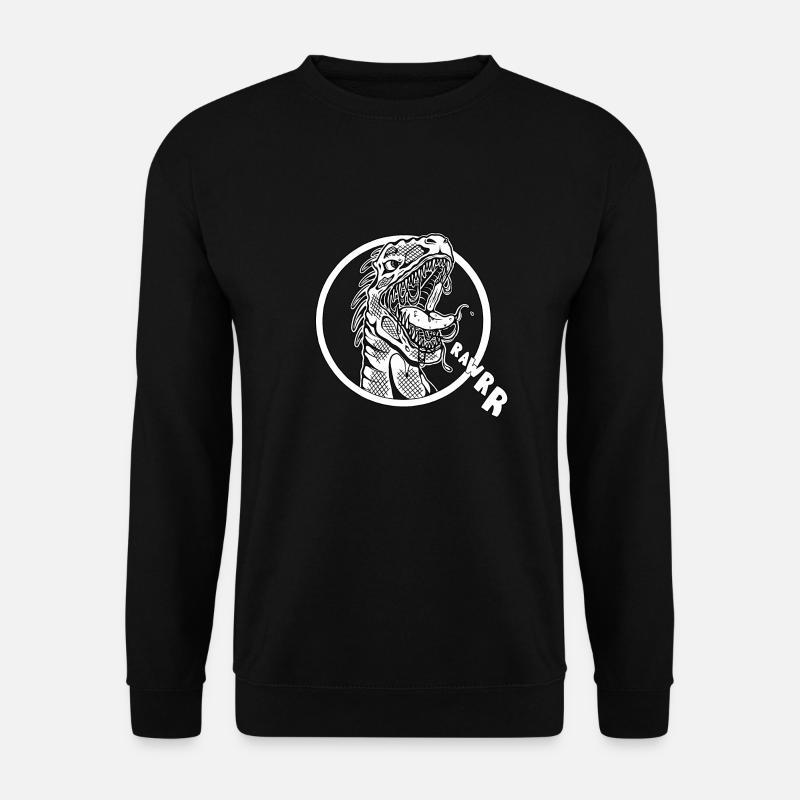 Dinosaur T-Rex Rawr - Unisex Sweatshirt - black