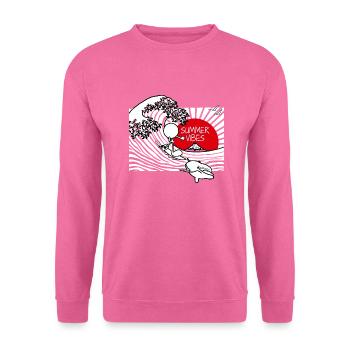 Summer Vibes Doddle - Unisex Pullover - Pink - Vorne