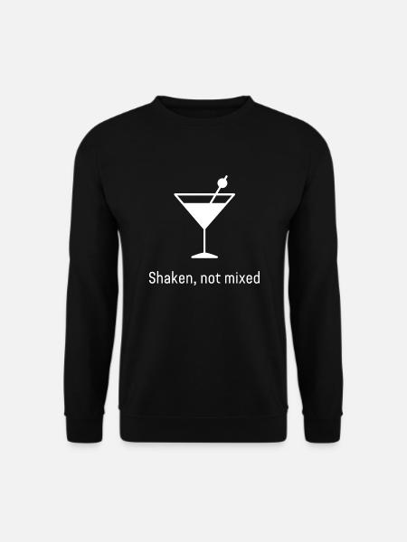 Secoué non mélangé - Sweat-shirt Unisexe - noir