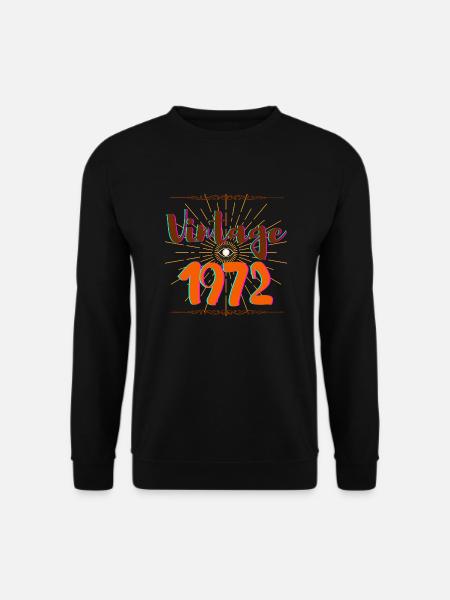 Vintage 1972 - Sweat-shirt Unisexe - noir