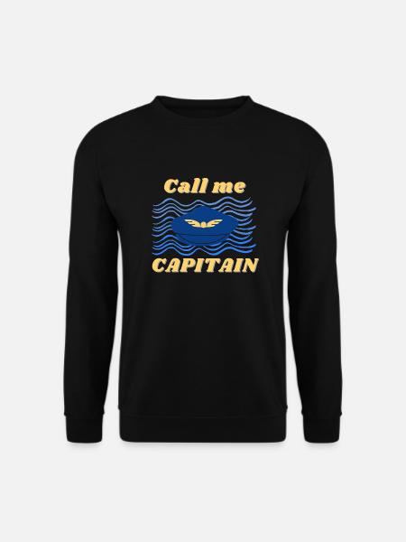 Appel moi capitaine - Sweat-shirt Unisexe - noir