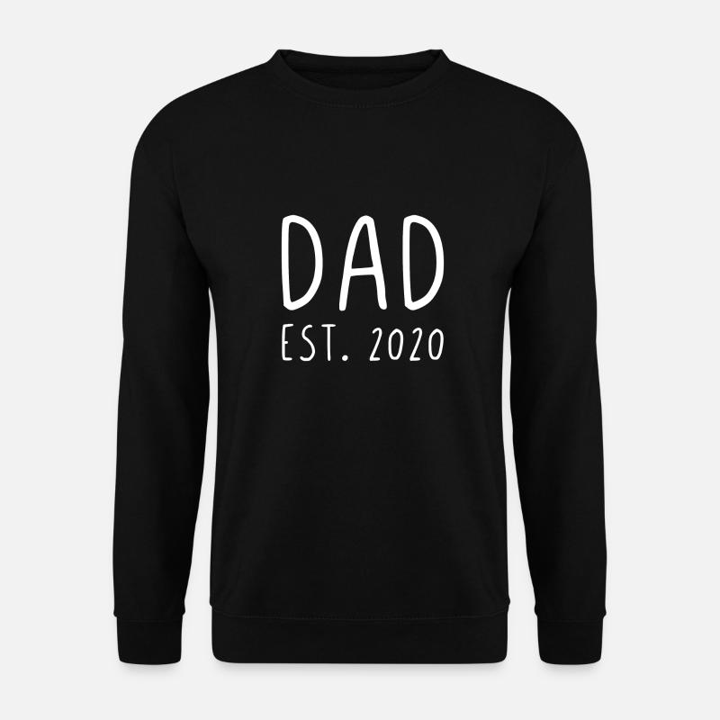 Dad est 2020 - Unisex Pullover - Schwarz