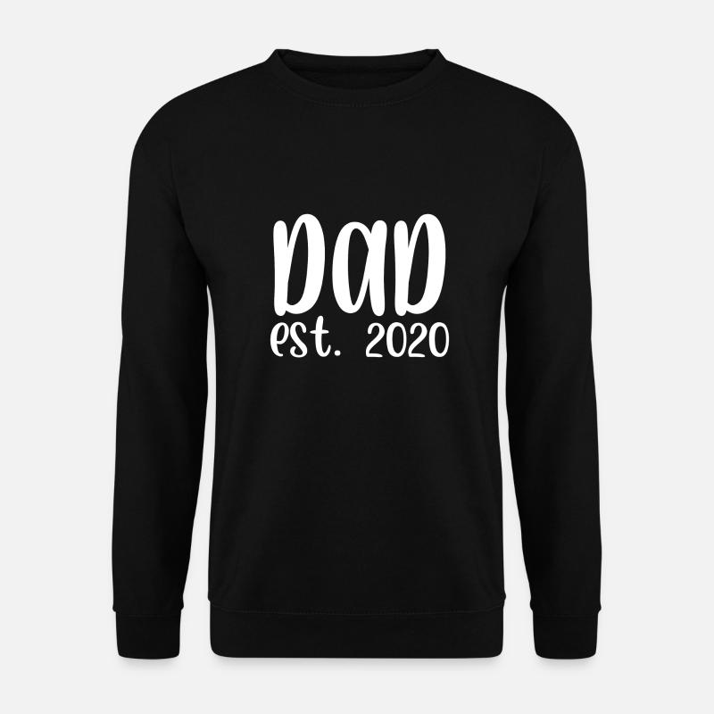 Dad est 2020 - Unisex Sweatshirt - black