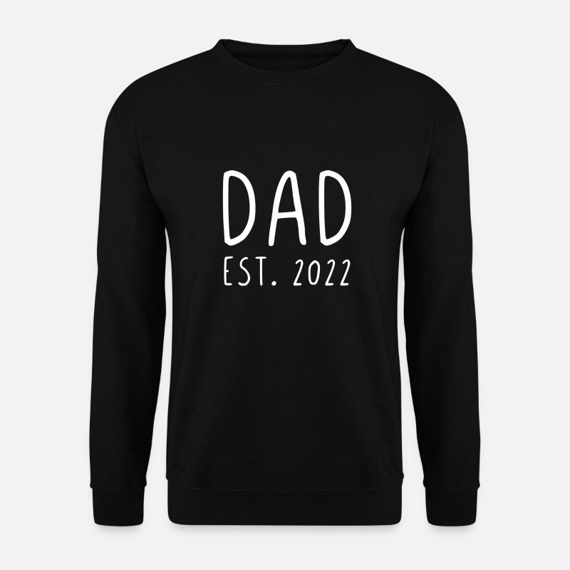 Dad est 2022 - Unisex Pullover - Schwarz