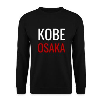 Kobe Osaka Design Japon - Sweat-shirt Unisexe - noir - Devant - Alina (178cm) & Michal (187cm)