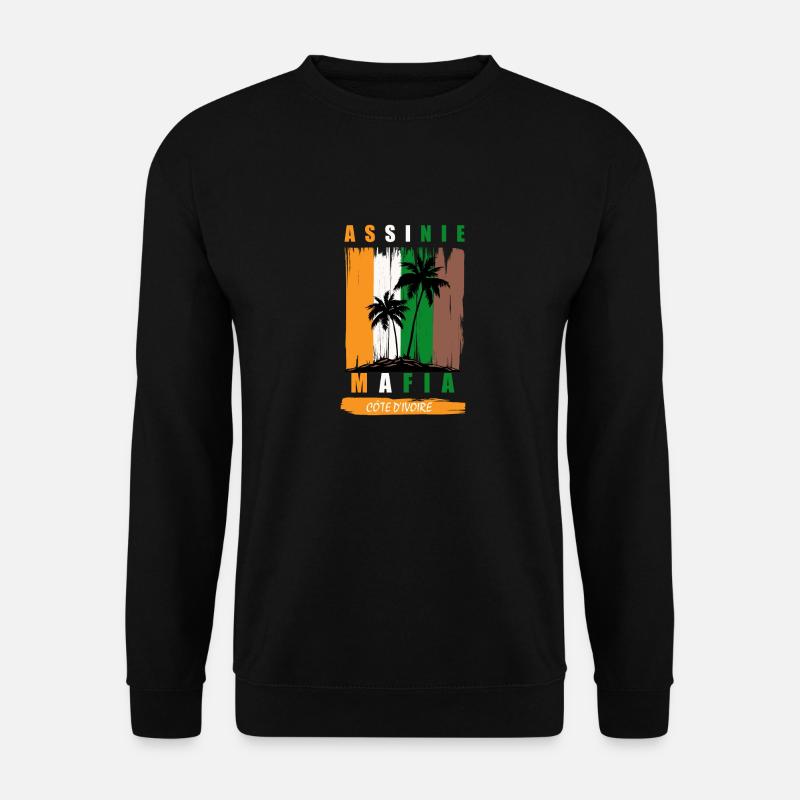 ASSINIE MAFIA - Elfenbeinküste - Unisex Pullover - Schwarz