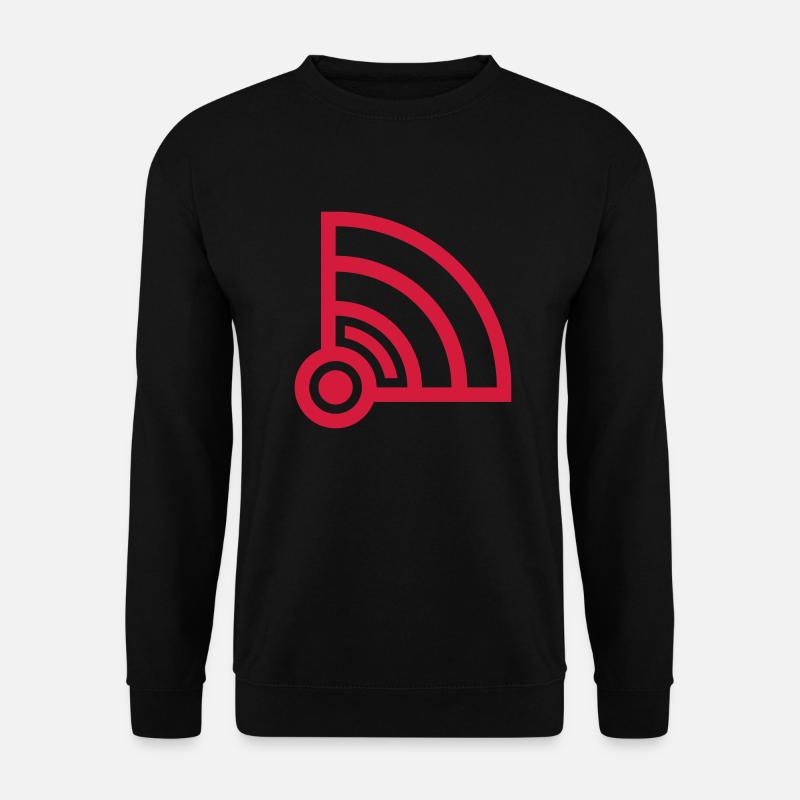 Connection problems no Wifi logo - Unisex Sweatshirt - black
