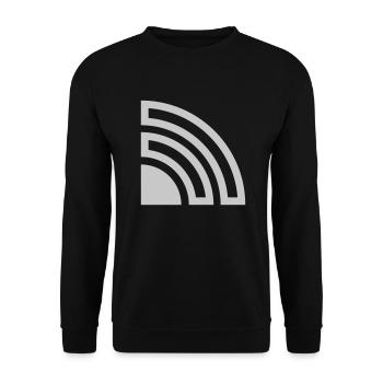 Transmission de données médiocre Wifi - Sweat-shirt Unisexe - noir - Devant - Alina (178cm) & Michal (187cm)