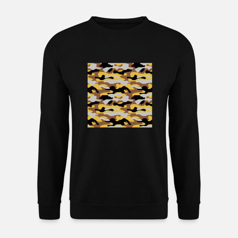 Camouflage 02 - Unisex Pullover - Schwarz