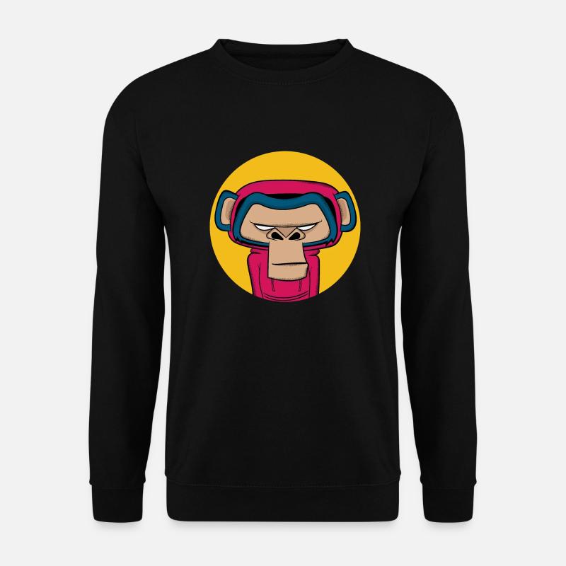 angry monkey - Unisex Sweatshirt - black