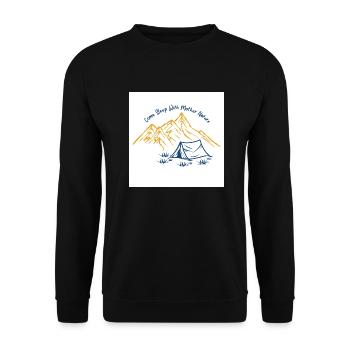 Venez dormir avec Mère Nature - Sweat-shirt Unisexe - noir - Devant - Alina (178cm) & Michal (187cm)