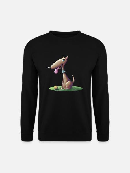 chien - Sweat-shirt Unisexe - noir