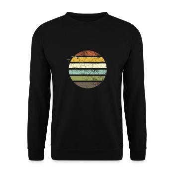 Sunset IV - Unisex Pullover - Schwarz - Vorne - Alina (178cm) & Michal (187cm)