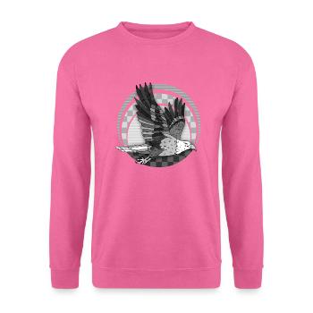 Oiseau - Sweat-shirt Unisexe - rose - Devant