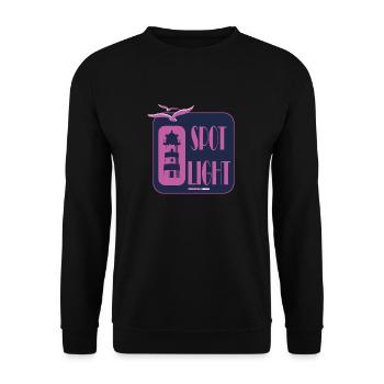 Cool Lighthouse Motif Sea Coast Beach Gift - Unisex Sweatshirt - black - Front - Alina (178cm) & Michal (187cm)