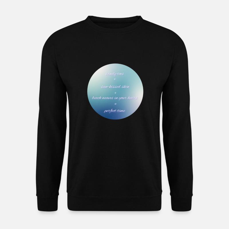 perfect time - Unisex Pullover - Schwarz