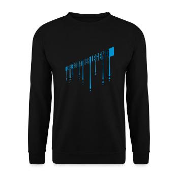 Uncle Godfather Legend Zitat - Unisex Pullover - Schwarz - Vorne - Alina (178cm) & Michal (187cm)