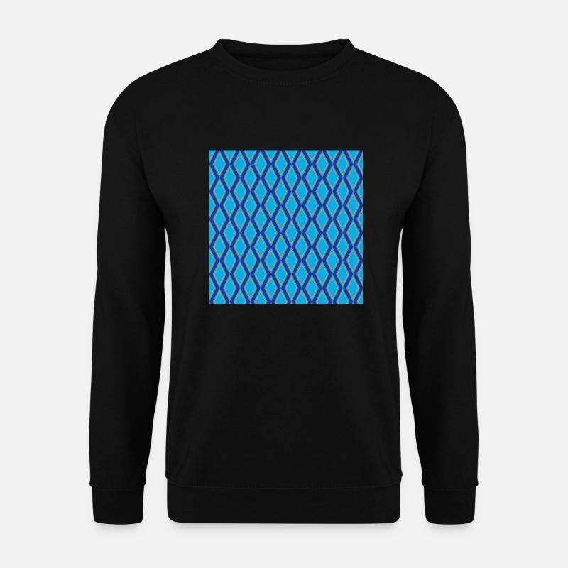 diamond pattern - Unisex Sweatshirt - black