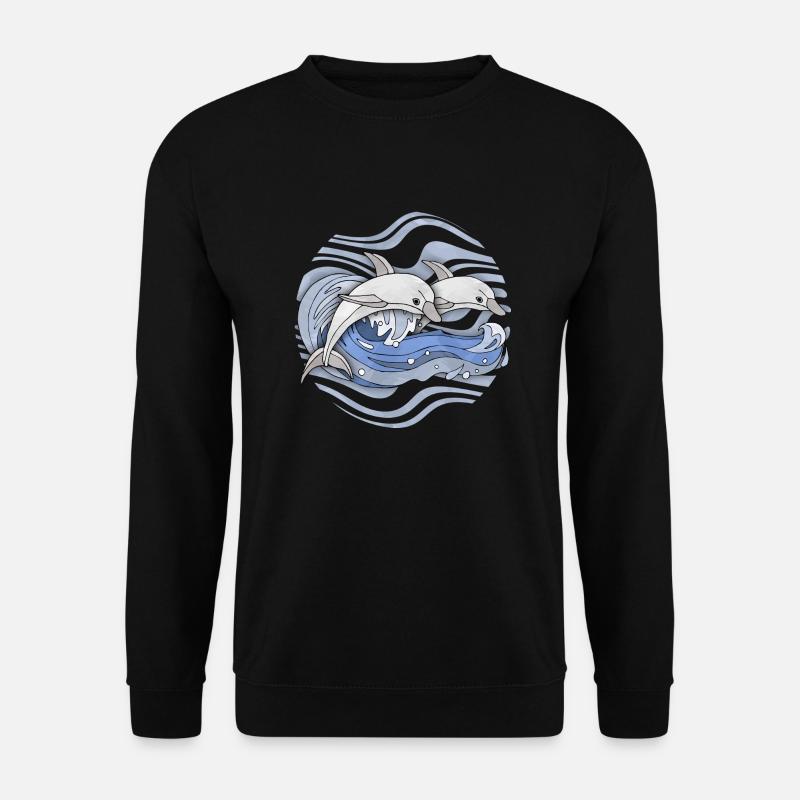 Delphine - Unisex Pullover - Schwarz