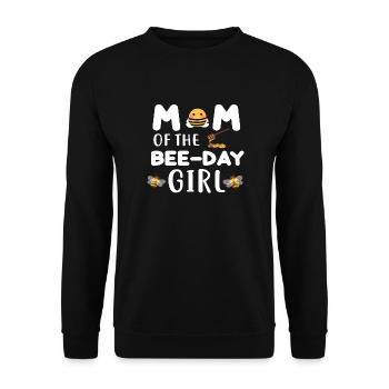 Mom of the Bee - Day Girl - Unisex Sweatshirt - black - Front - Alina (178cm) & Michal (187cm)