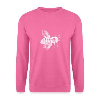 APES - abeille forestière - Sweat-shirt Unisexe - rose - Devant