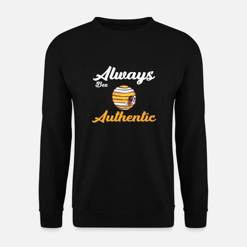 Always be Authentic - Unisex Sweatshirt - black