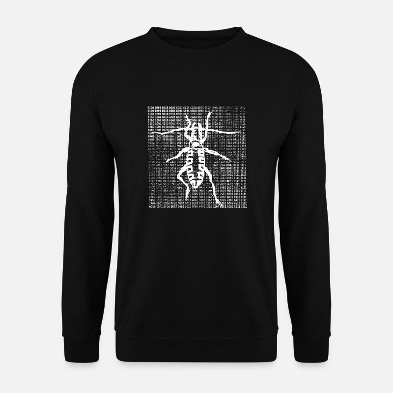 Bitbug - digital worm - Unisex Sweatshirt - black