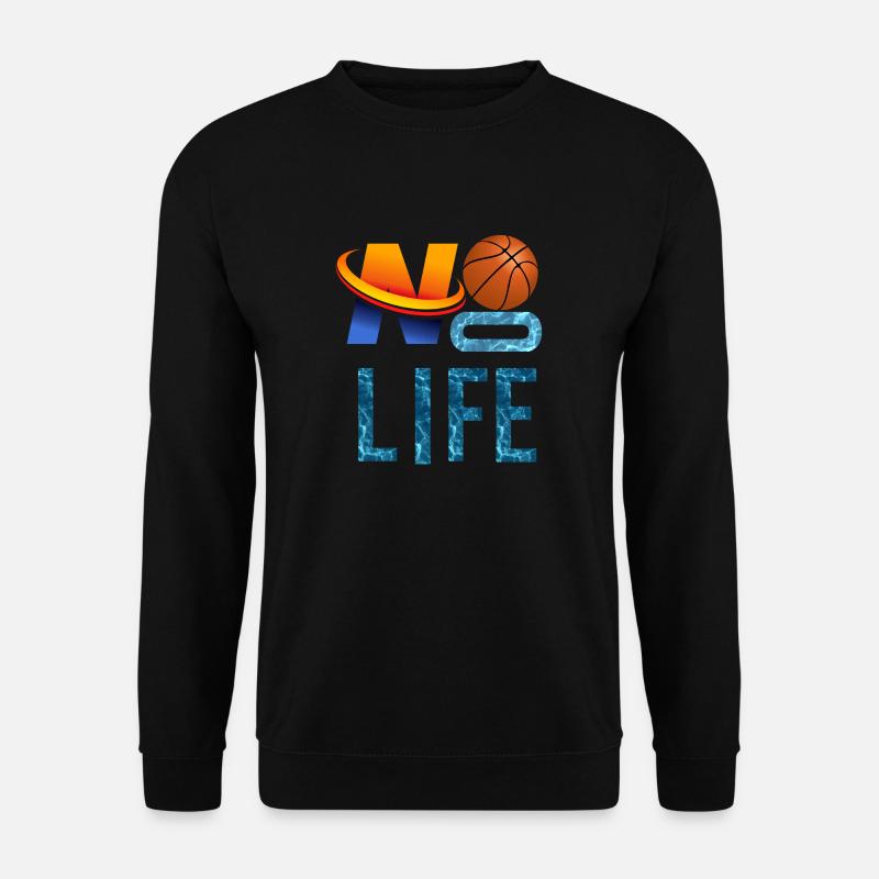 KEIN KORB, KEIN LEBEN - Unisex Pullover - Schwarz