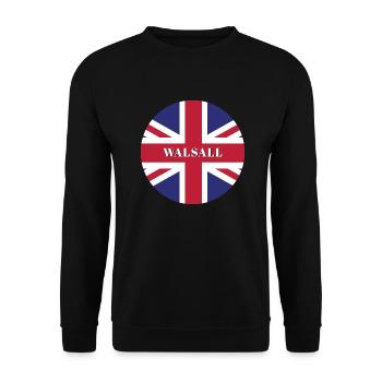 Walsall Deutschland - Unisex Pullover - Schwarz - Vorne - Alina (178cm) & Michal (187cm)