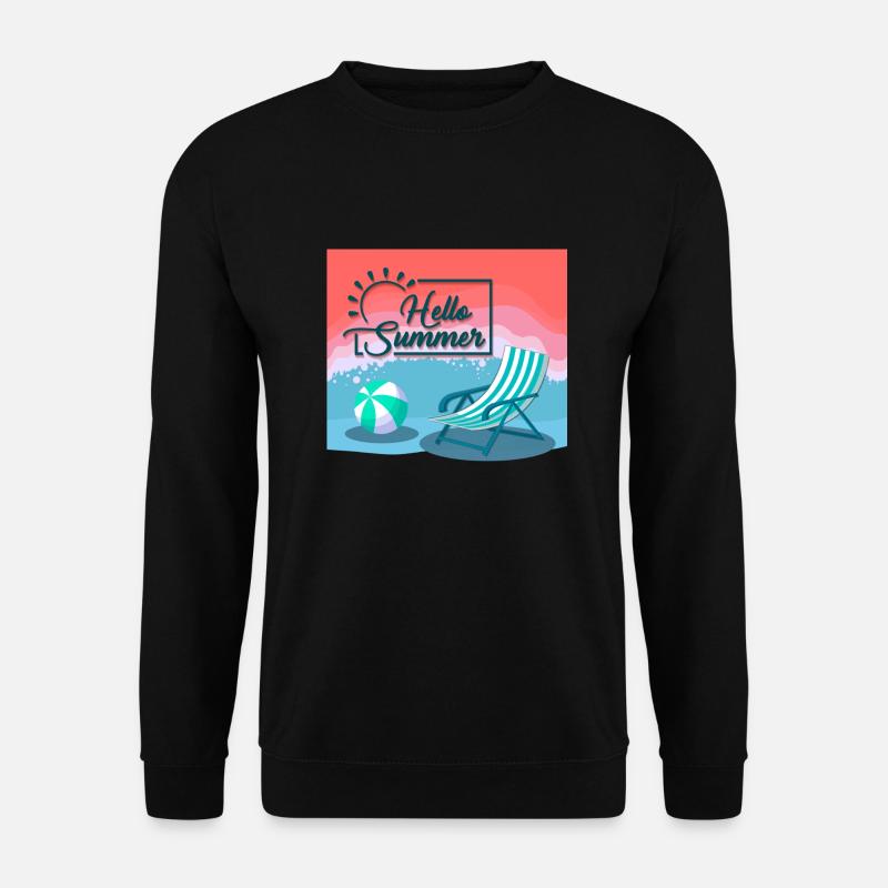 hello summer, hello summer - Unisex Sweatshirt - black