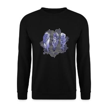 Pen - Unisex Sweatshirt - black - Front - Alina (178cm) & Michal (187cm)