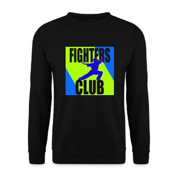 Fighters Club Design - Unisex Sweatshirt - black - Front - Alina (178cm) & Michal (187cm)