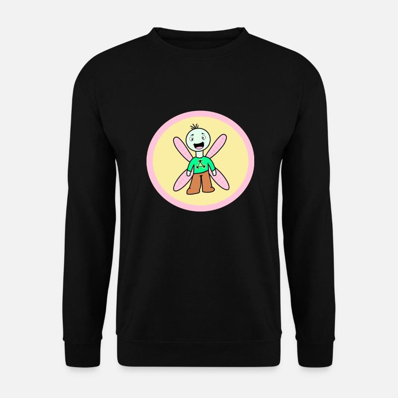 Würmchen - Unisex Pullover - Schwarz