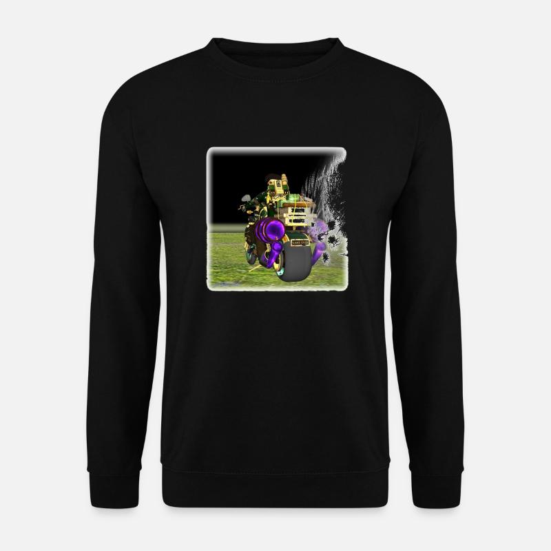 Steam Pro Biker - Game Over - Unisex Sweatshirt - black