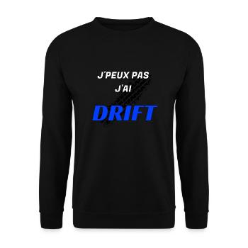 J’peux pas j’ai drift - Sweat-shirt Unisexe - noir - Devant - Alina (178cm) & Michal (187cm)