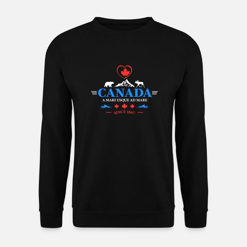 Kanada Vancouver Montreal Toronto Maple Leaf Bären - Unisex Pullover - Schwarz