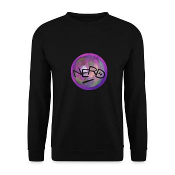 NERD - Unisex Pullover - Schwarz - Vorne - Alina (178cm) & Michal (187cm)